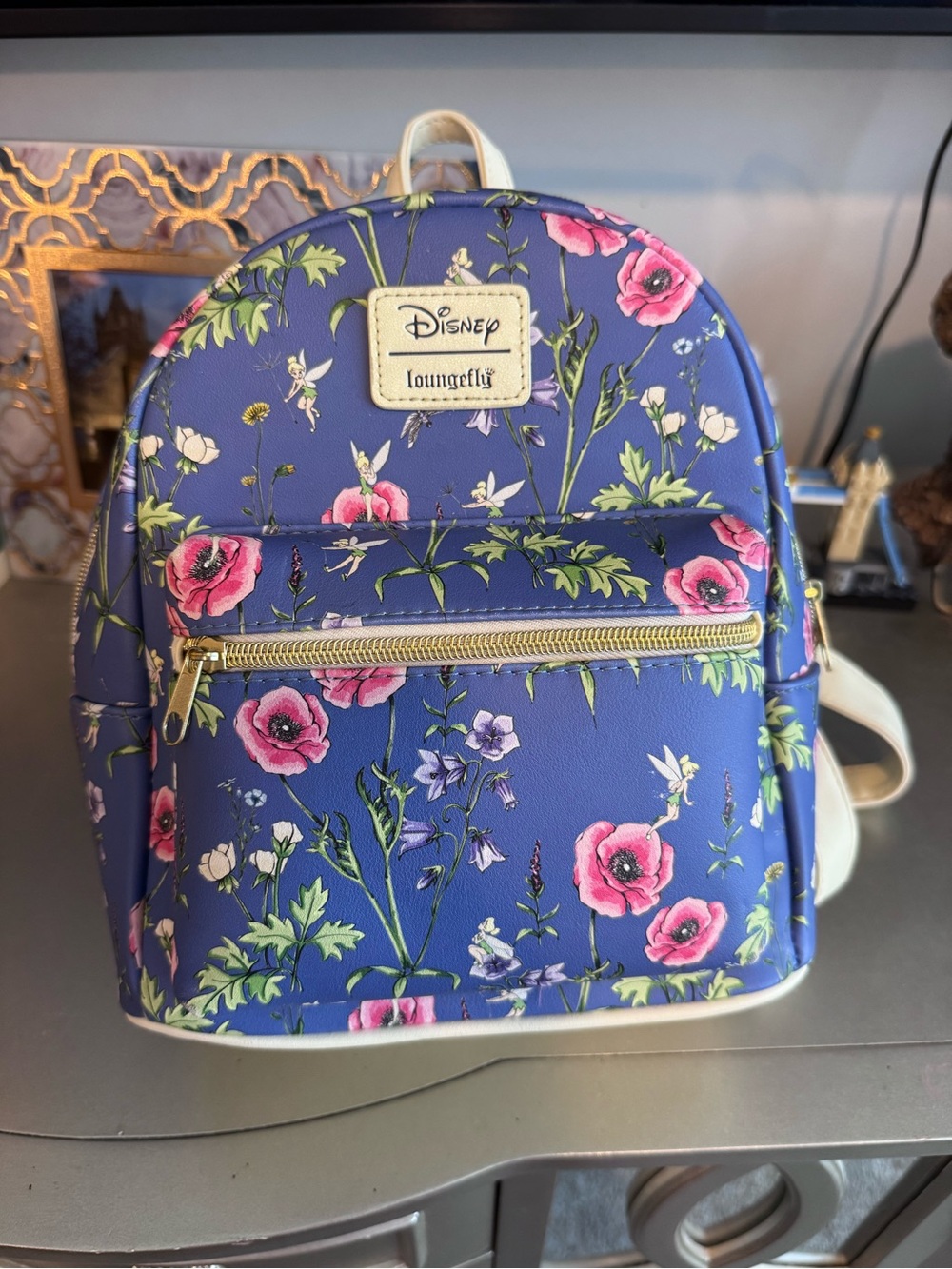 Loungefly Disney Tinker bell Floral Mini Backpack